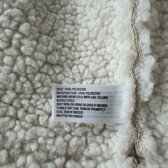 suede and sherpa coat - Picture 7 of 8